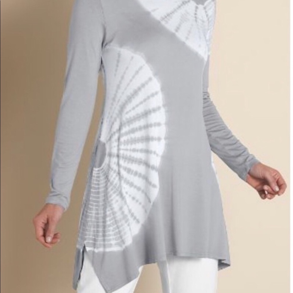 Tunic Soft Surroundings Handkerchief Hem Line
